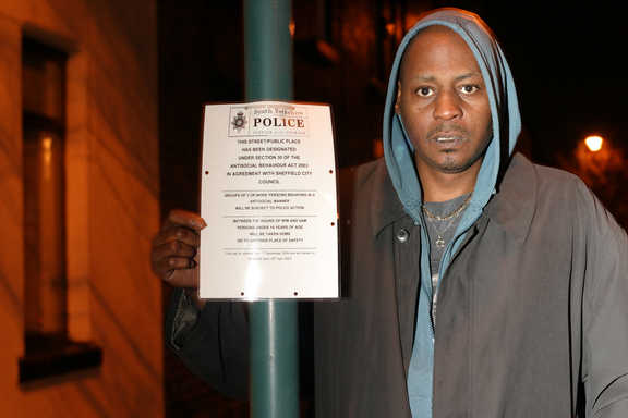 A dispersal order on Ellesmere Road North