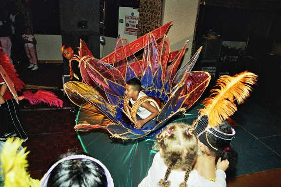 A colourful performance