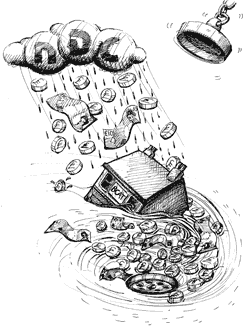 Money down the drain