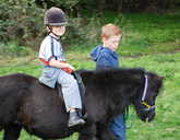 Child on a pony