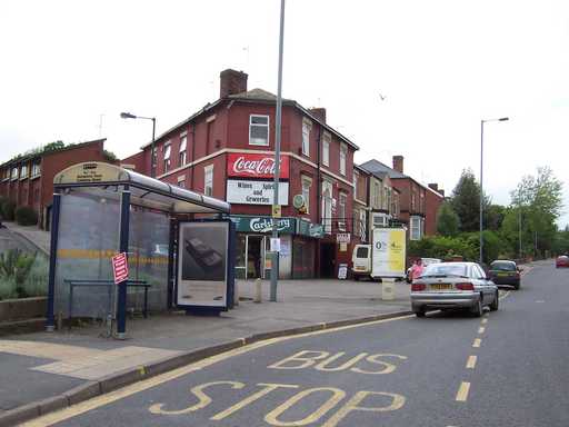 Burngreave Wine Shop and Catherine Street Bus Stop