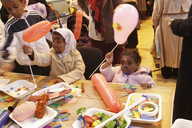 Children enjoy the activities
