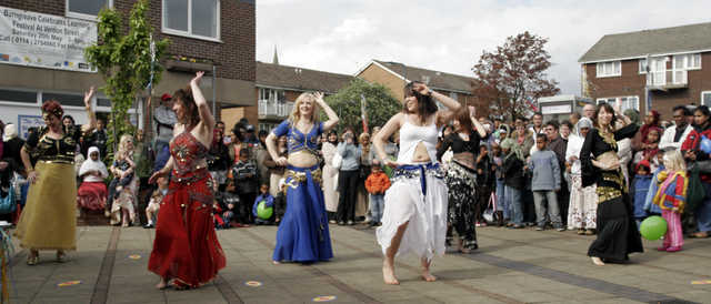 Dancing at the Burngreave Celebrates Learning Festival