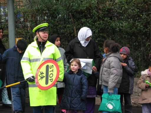 Lollipop Lady Susan Rogers