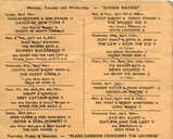 Victory Picture Palace programme