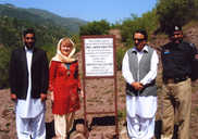 Laying the first stone