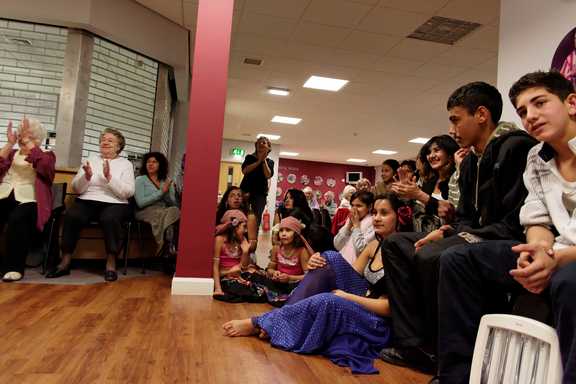 Spectators watching Little Star