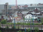 Firemen help people trapped on The Wicker, 7:40pm