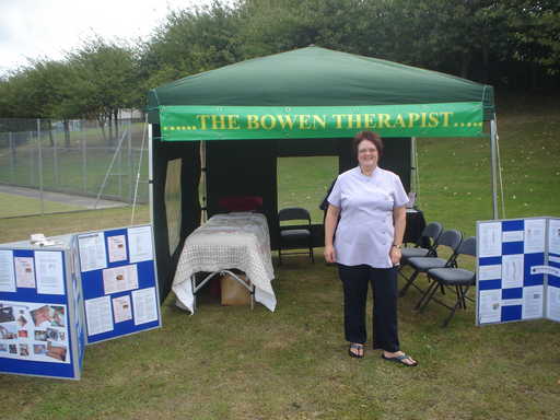 The Bowen Therapist's stall