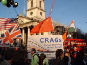 Climate change protest