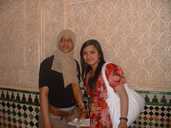 Hasseena and Hilaal at a recent study support visit