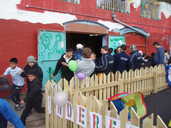 The Easter Egg Hunt begins.