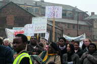 The march on Spital Hill