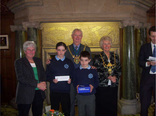 Fairtrade winners and the Mayor