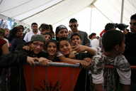 Hanging out together.