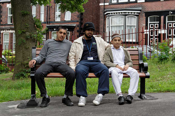 Trying out the new benches.