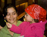 Enjoying time together.