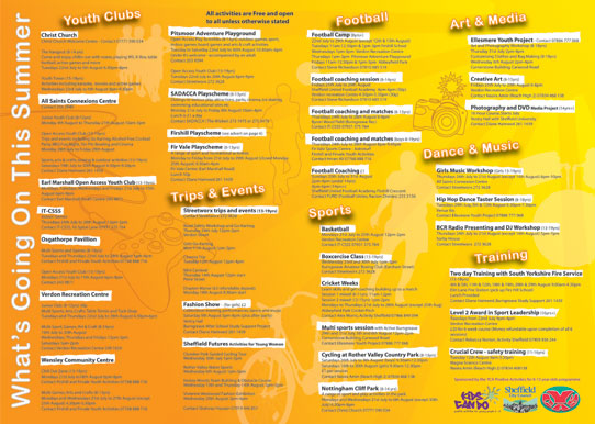 Summer Activities Page 2008