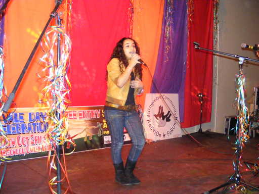 Dina Khalid , winner of the 3rd prize.