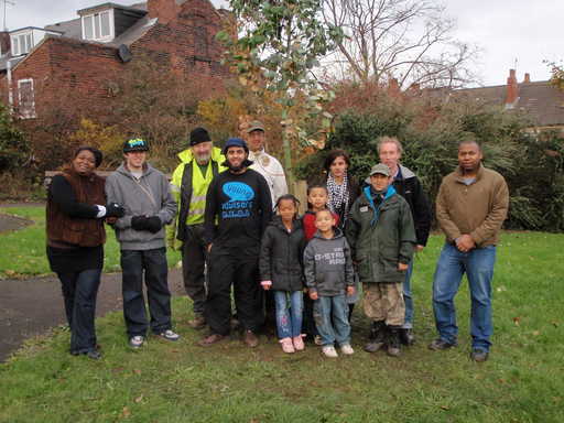 Nottingham Rec tree planters