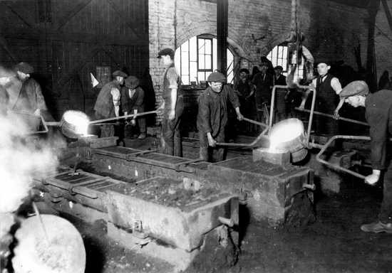 Old steel workers