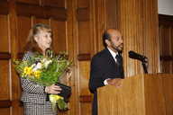 Ivor Wallace accepts his award