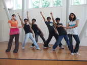 East meets West dancers