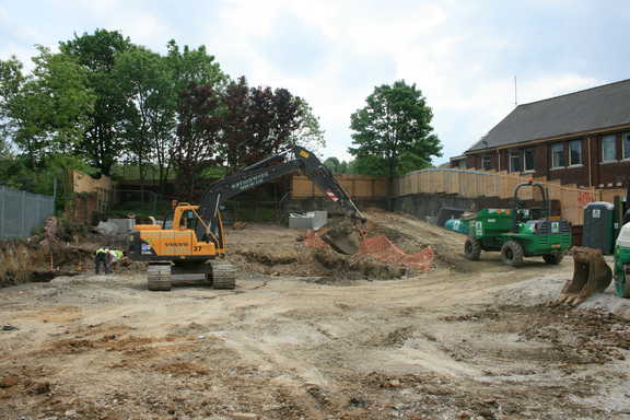 Building site of new Tesco