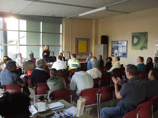 Page Hall residents' meeting