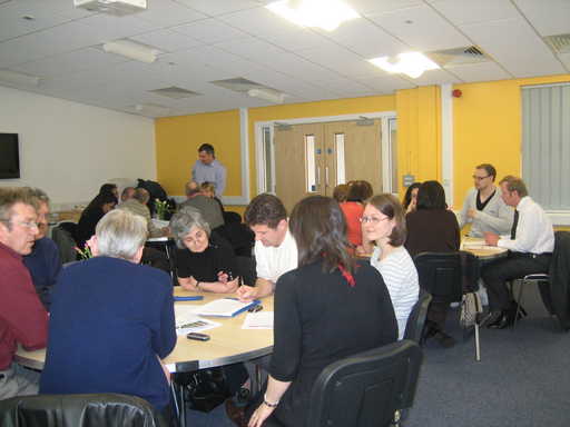 Students in the centre