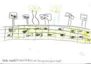 Walking Wonderland drawing