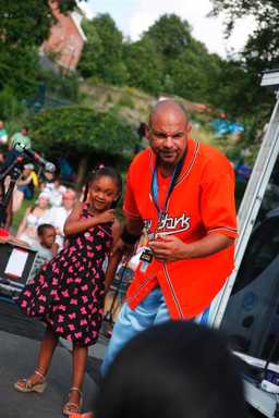 Little girl from the crowd