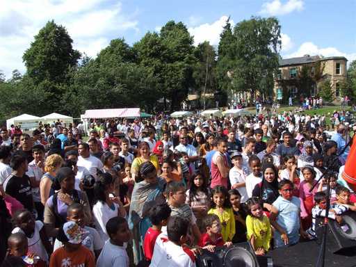 Crowd at the main stage
