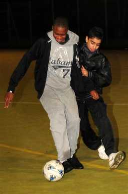 Blastoff: footballers in training