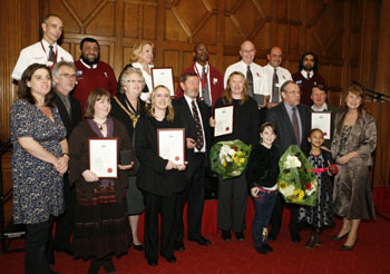 Burngreave Wardens with the Walking Bus volunteers