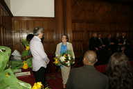 Pauline West, and her flowers