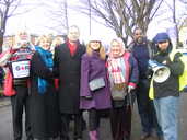 Burngreave residents on the Gaza march