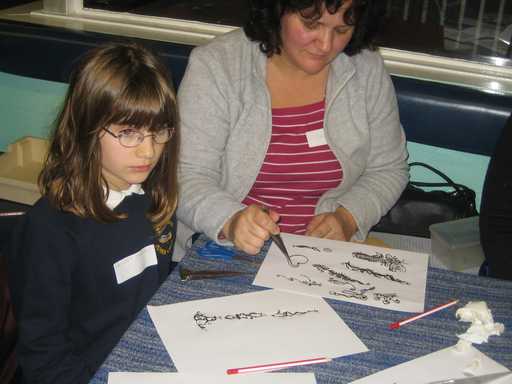 Sketching out henna designs