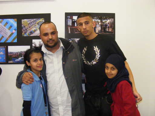 Friends, family and residents turned out in support..