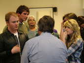 Longley Sixth Form students question Ken Clarke MP 