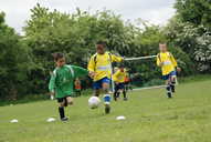 Earl Marshall Juniors play football