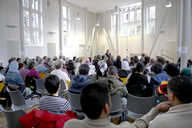 Audience for Reem Kelani at the Vestry Hall