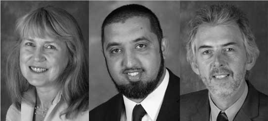 Councillors Jackie Drayton, Ibrar Hussain and Steve Jones.
