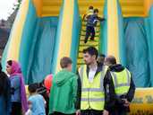 The inflatable slide