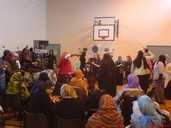 Women dance at Verdon Street