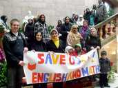 Adult learners protest at council cuts