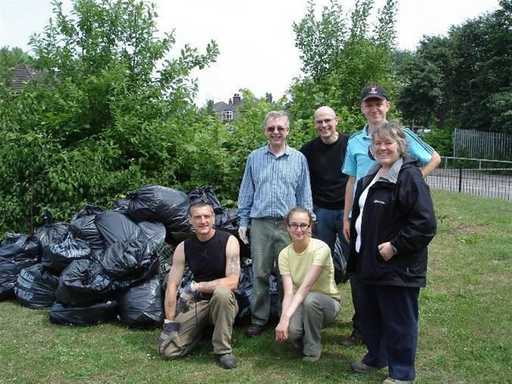 Parkwood Springs Litter-pick team