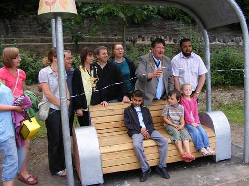 Lord Mayor cuts the ribbon