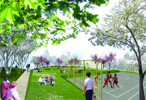 Proposed new kick pitch and play meadow for Burngreave Rec