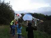 Balloons rise at Beacons Festival